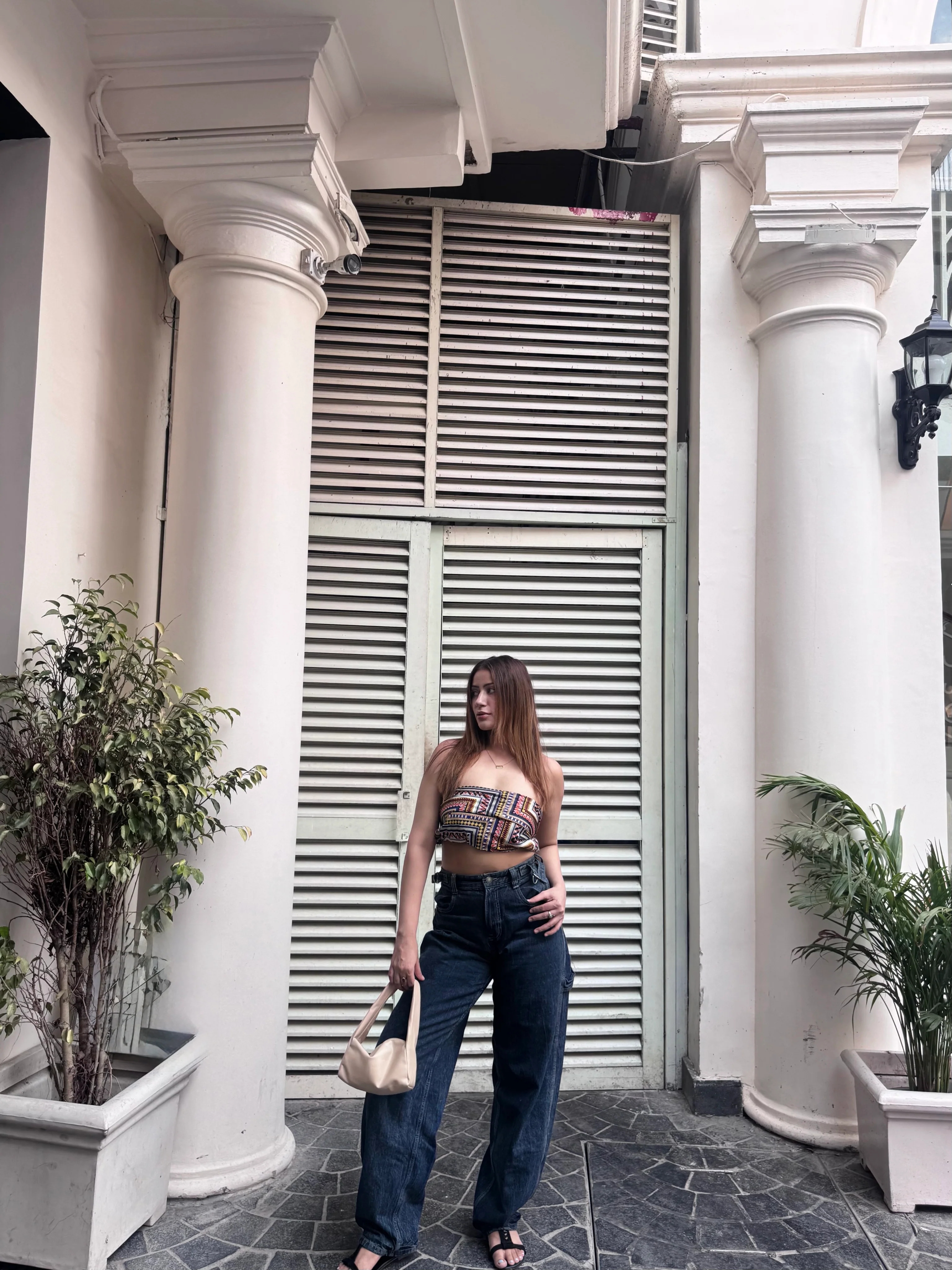 All Day Adjustable waist denim - Dark blue - Image 4