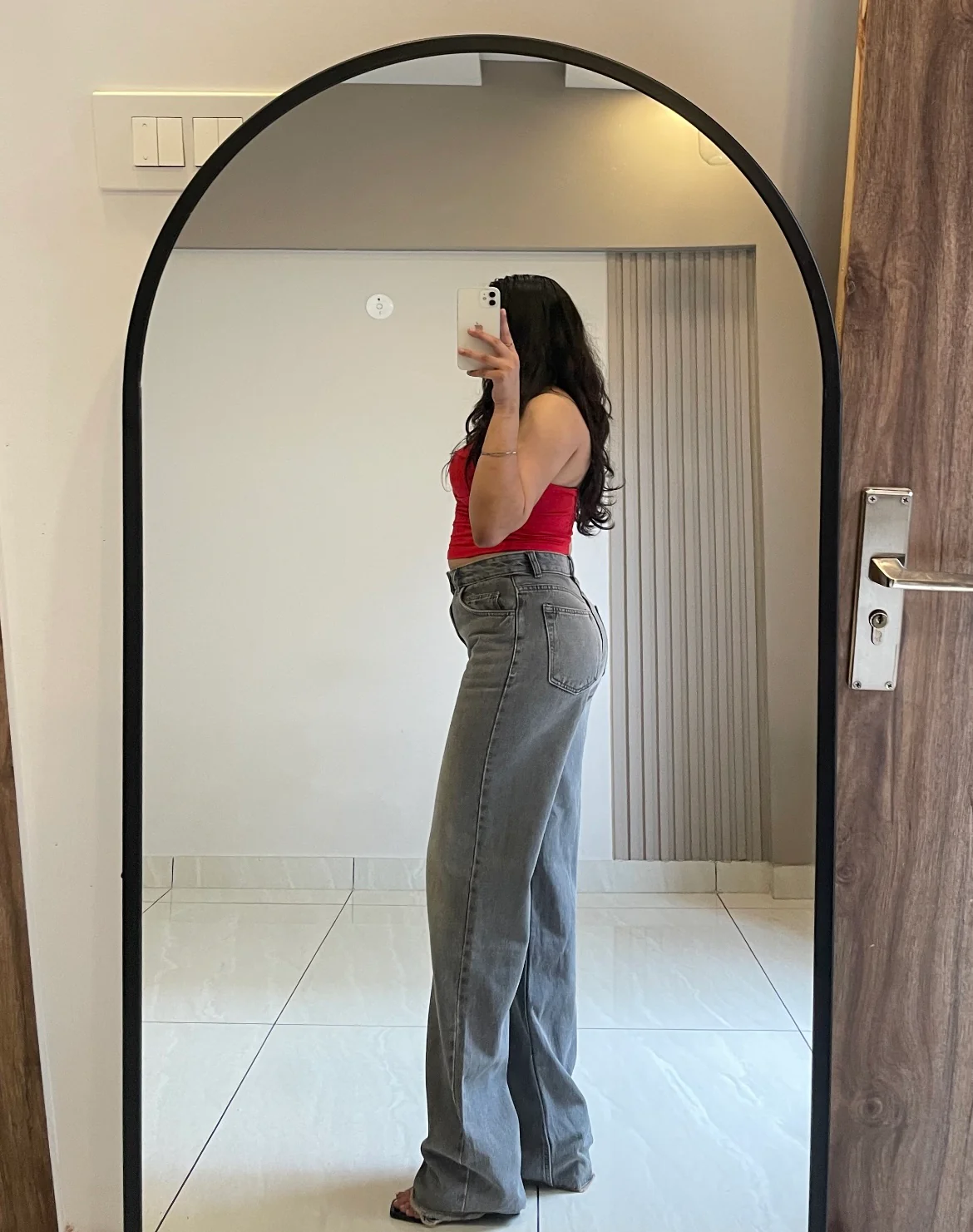 Ash Grey Straight Denim - Image 3