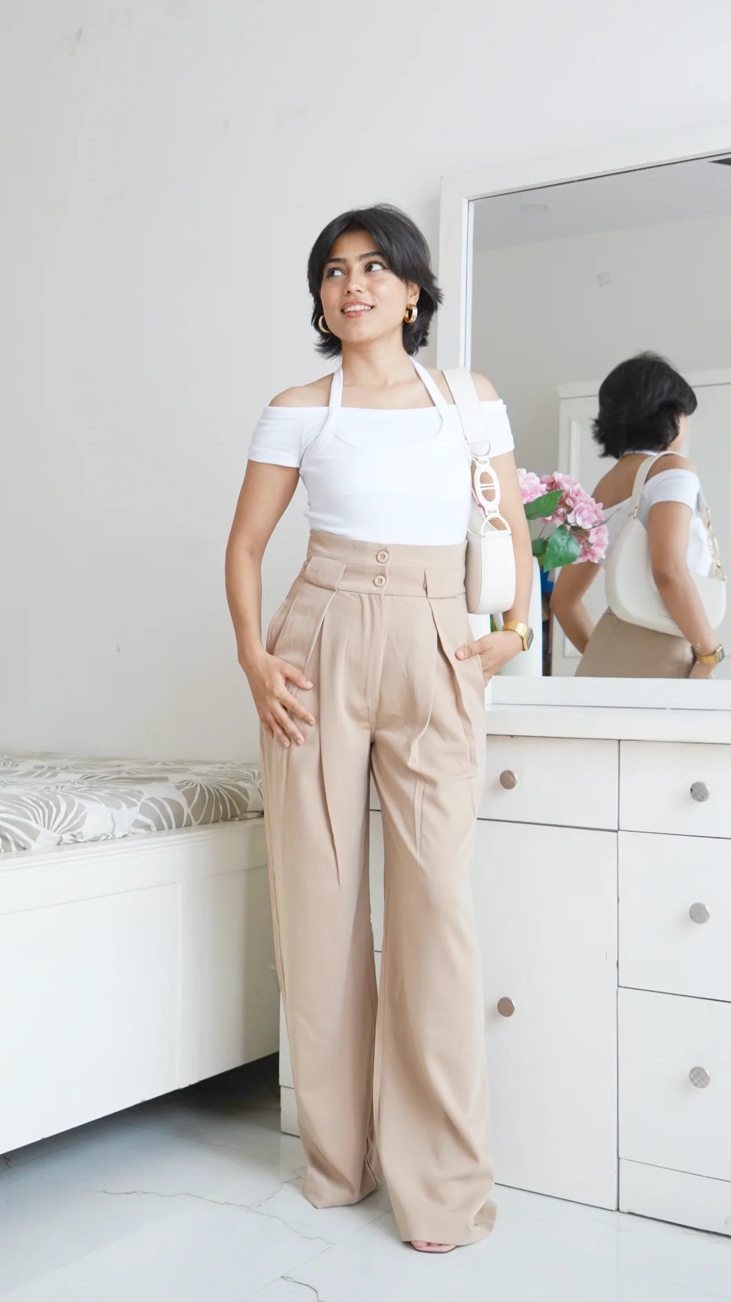 Everyday pleats trouser - Image 4