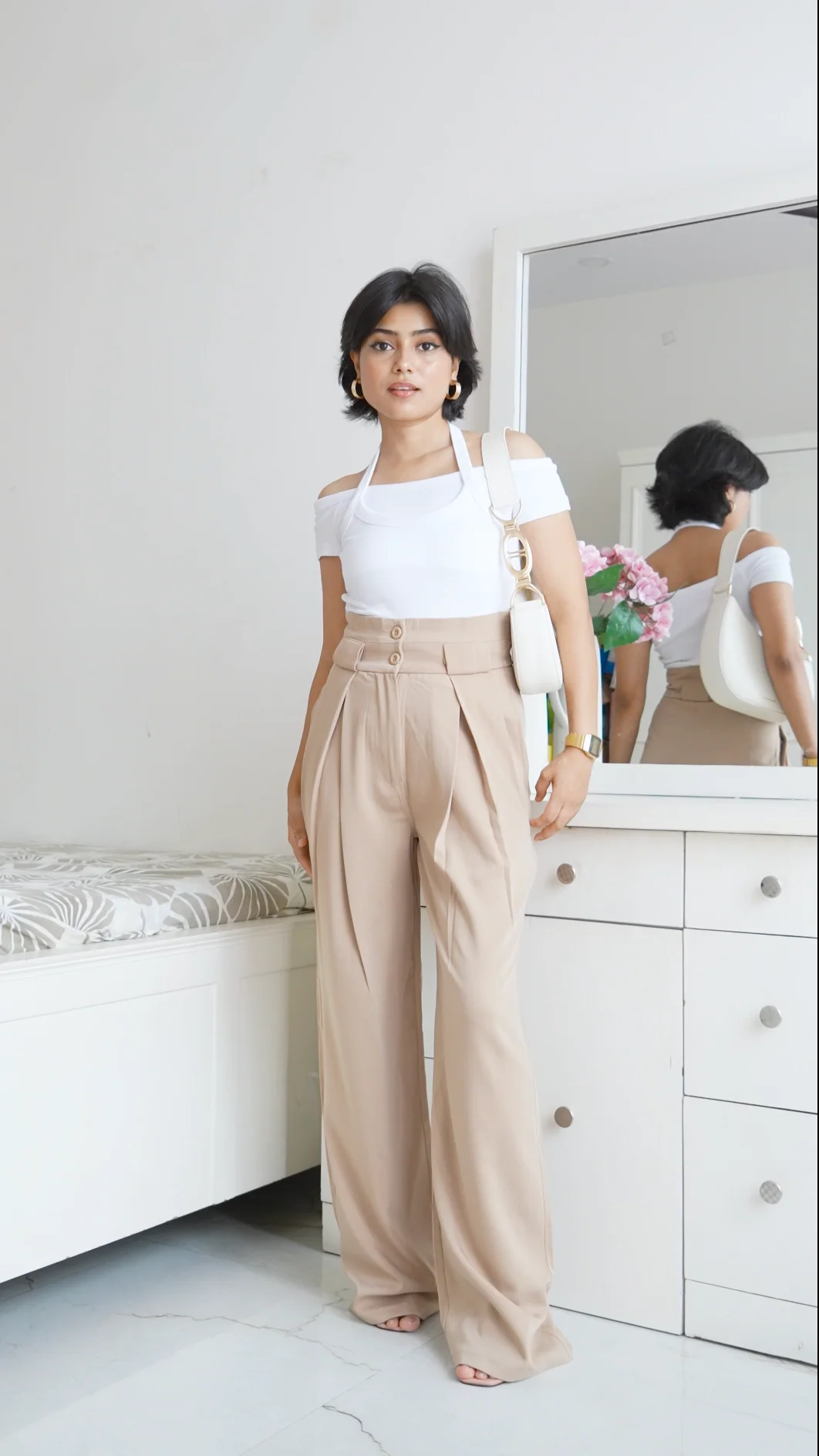 Everyday pleats trouser - Image 6