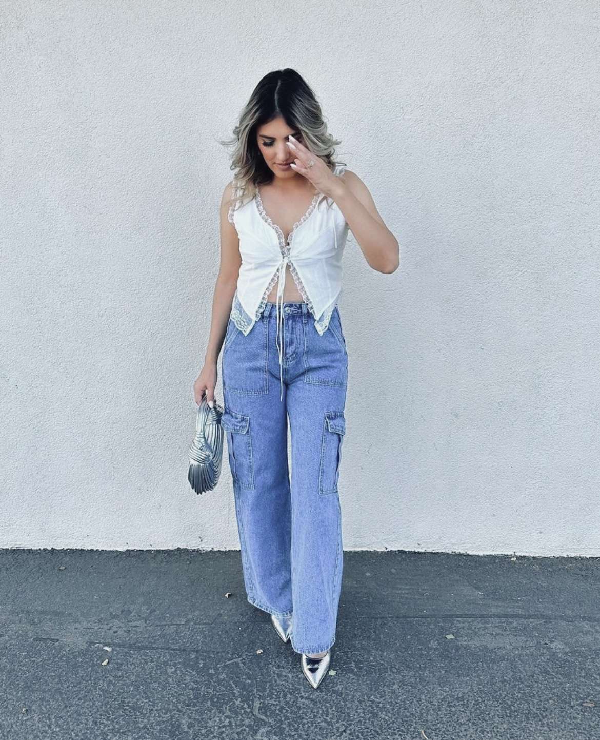 Denim Cargo Pants - 3 shades - Image 4