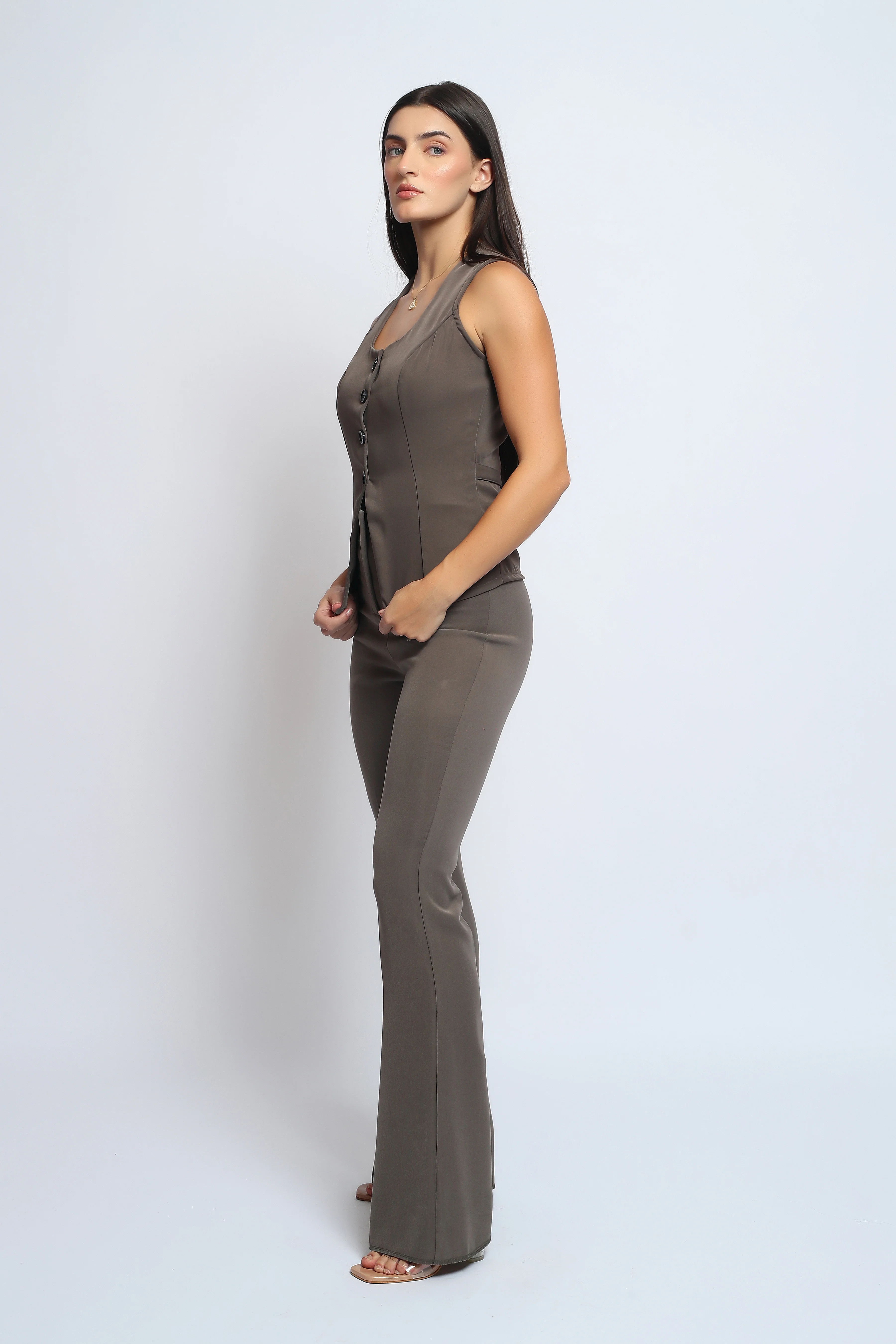 Premium Sculpted Flared Pants - Image 22