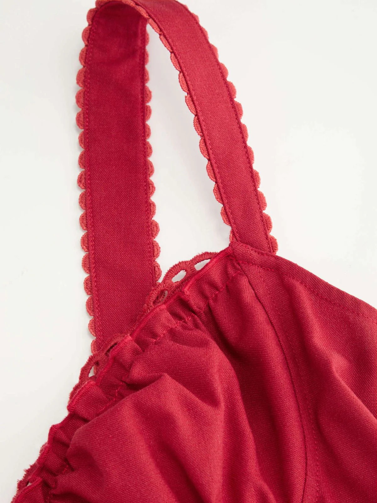 Valentina Red Midi Dress - Image 6